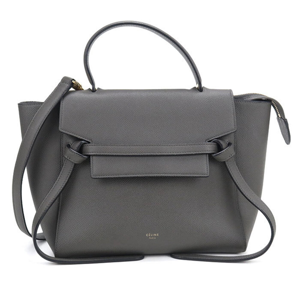 CELINE Celine Handbag 18196 Belt Bag Micro Women's Gray